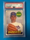 1990 B.B. Cards Magazine #47 NOLAN RYAN PSA 9 MINT tough! Texas RANGERS