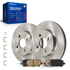 Kax Front Brake Kit Carbon Fiber Ceramic Brake Pads And Rotors Replacement For