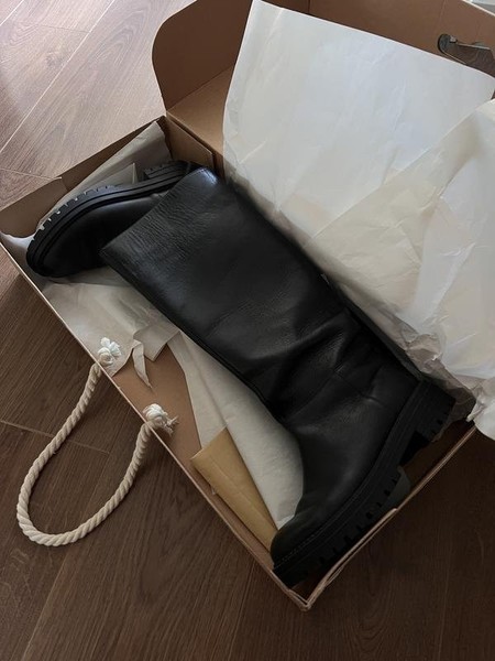 Women Atelier №5 Boots Black Leather 38
