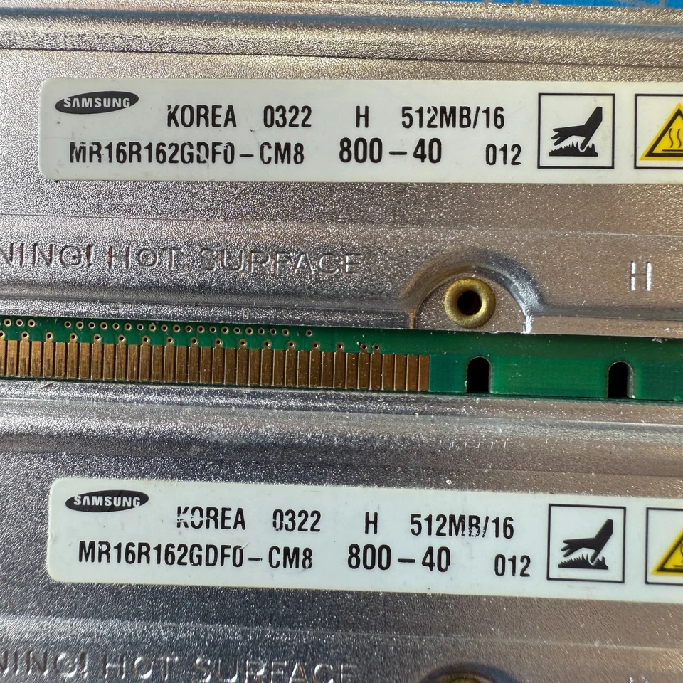 Samsung MR16R162GDF0-CM8 512MB 16bit, 800-40 RDRAM   [P1-Smx-Ram5] - Image 4 of 4