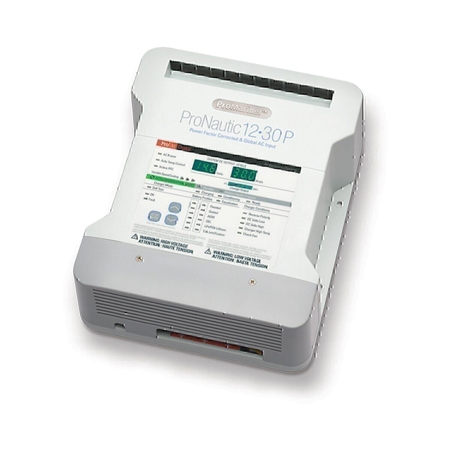 ProMariner ProNautic 1230P 30 Amp 3 Bank Battery Charger (63130)