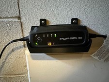 Ctek Battery Charger Wall Mount Holder Porsche Branded -black Color
