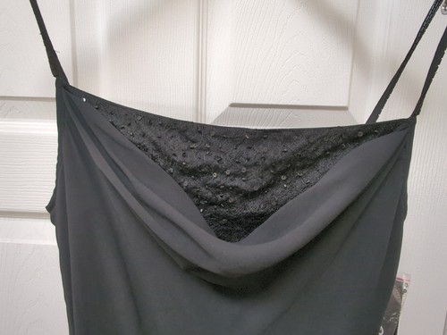 Vintage Eva Blue Y2K Feenkleid elegant Cocktail skurril Perlen schwarz Gr. 12 neu mit Etikett - Bild 2 von 18