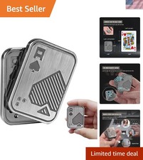 Fidget Toys Adults, EDC Metal Fidget Slider, Magnetic Poker Push Card, Adult ...