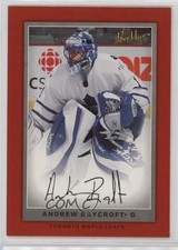 2006-07 Upper Deck Bee Hive Red Facsimile Signature Andrew Raycroft #8 0q3