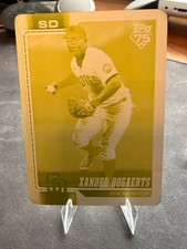 Topps 2026 Baseball Series 1 Yellow Printing Plate 1/1 Xander Bogaerts Padres