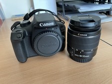 Canon EOS 4000D Digital SLR Camera Body + 2 Lenses + Monopod