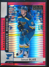 2017-18 OPC Platinum Samuel Blais RC Red Prism /199 #171 Rookie A163