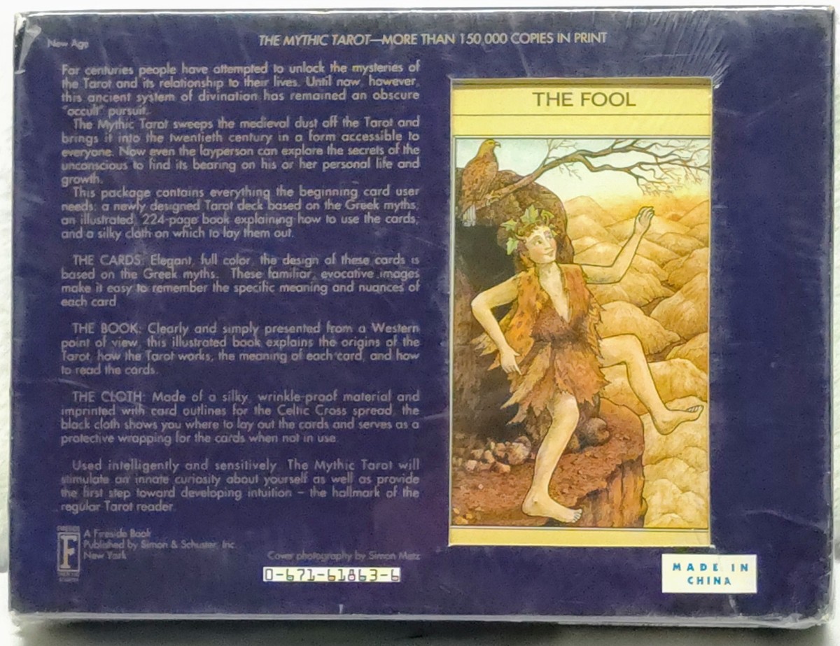 Mythic Tarot by Liz Greene and Juliet Sharman-Burke (1986, Trade