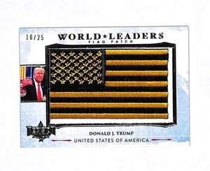 安倍晋三　WORLD LEADERS FLAG PATCH CARD 2016 安倍晋三 WORLD LEADERS FLAG PATCH CARD 2016 安倍晋三 WORLD LEADERS