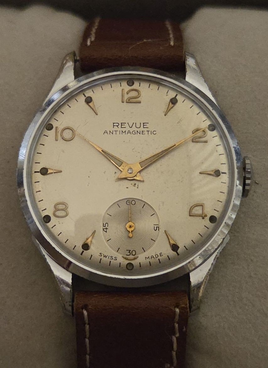 Vintage Armbanduhr Revue – Handaufzug - Cal. 81