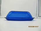 Vintage Cobalt Blue Anchor Hocking Butter Dish
