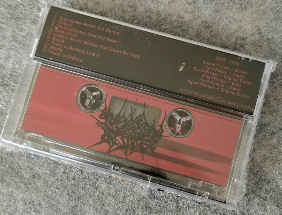 25 DOLLAR MASSACRE Days Gone Cassette Tape Rare Red Foil /50 Deathcore Grindcore - Image 2 of 2