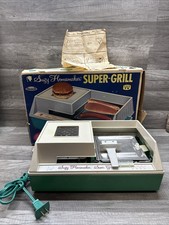 Vintage Suzy Homemaker Super-Grill in Original Box WORKS