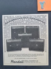 Randall RG-90 Commander Line Amplifiers Promo Print Advertisement 1973