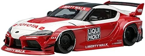 Макияж EIDOLON 1/43 LB Works GR Supra Disc Wheel LB018 Модель автомобиля из смолы, красный