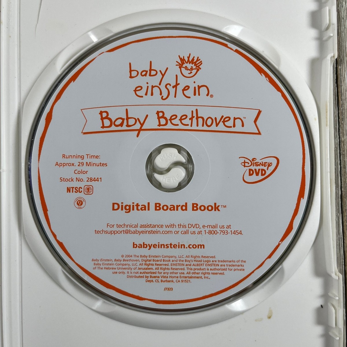 Baby Einstein Baby Beethoven Symphony of Fun DVD 2004 Early