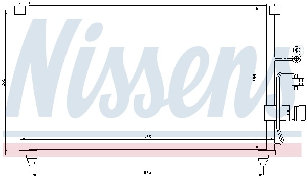 1X Nissens 94639 Kondensator Klimaanlage FüR Daewoo Chevrolet-image