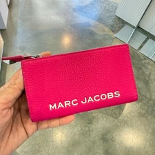 Marc Jacobs 4R4SMP040S01 MEDIUM FLAT WALLET, Hot PInk