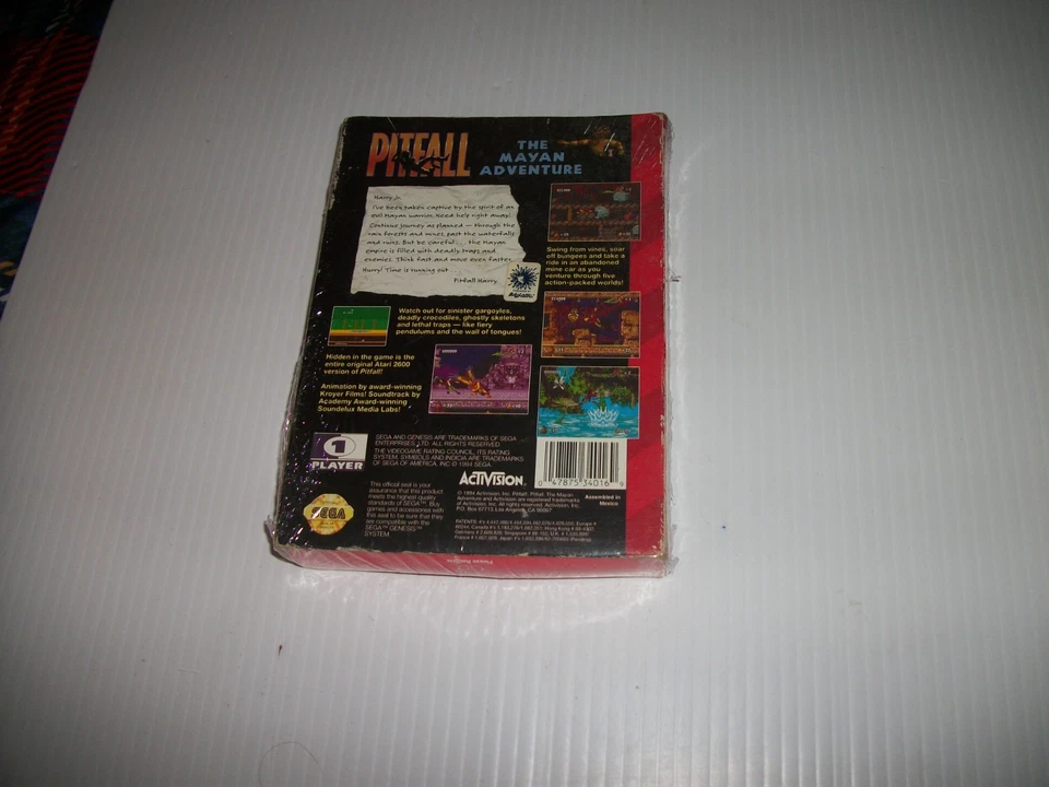 Pitfall: The Mayan Adventure Sega Genesis Factory Sealed! Read Description - Image 2 of 4
