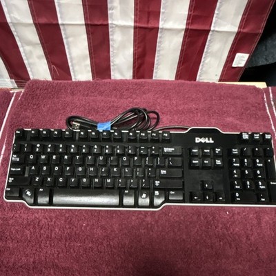 Dell L100 Wired USB Standard Keyboard Black Plug & Play QWERTY English