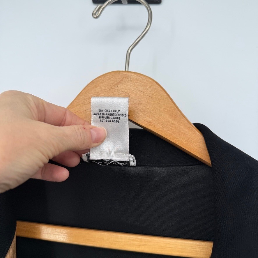 Liz Baker Patchwork Jacket Black Mixed Media Anim… - image 6