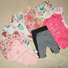 Baby Girl 3M/9pc Carter  s Disney Okie Dokie Floral Bodysuit Dress Pants Sleeper