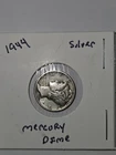 1944 U S Mercury Dime Silver