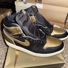 Nike Air Jordan 1 Retro High OG Black Metallic Gold 2020 DB3501-071 Men s 11