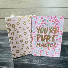 NEW 2 Pcs Lined Journal/ Notes Notebooks, Sealed Price for Both 