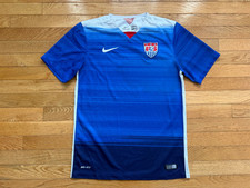 USMNT USA Soccer Nike 2015 Blue Away Jersey Men’s sz Small Dri-Fit