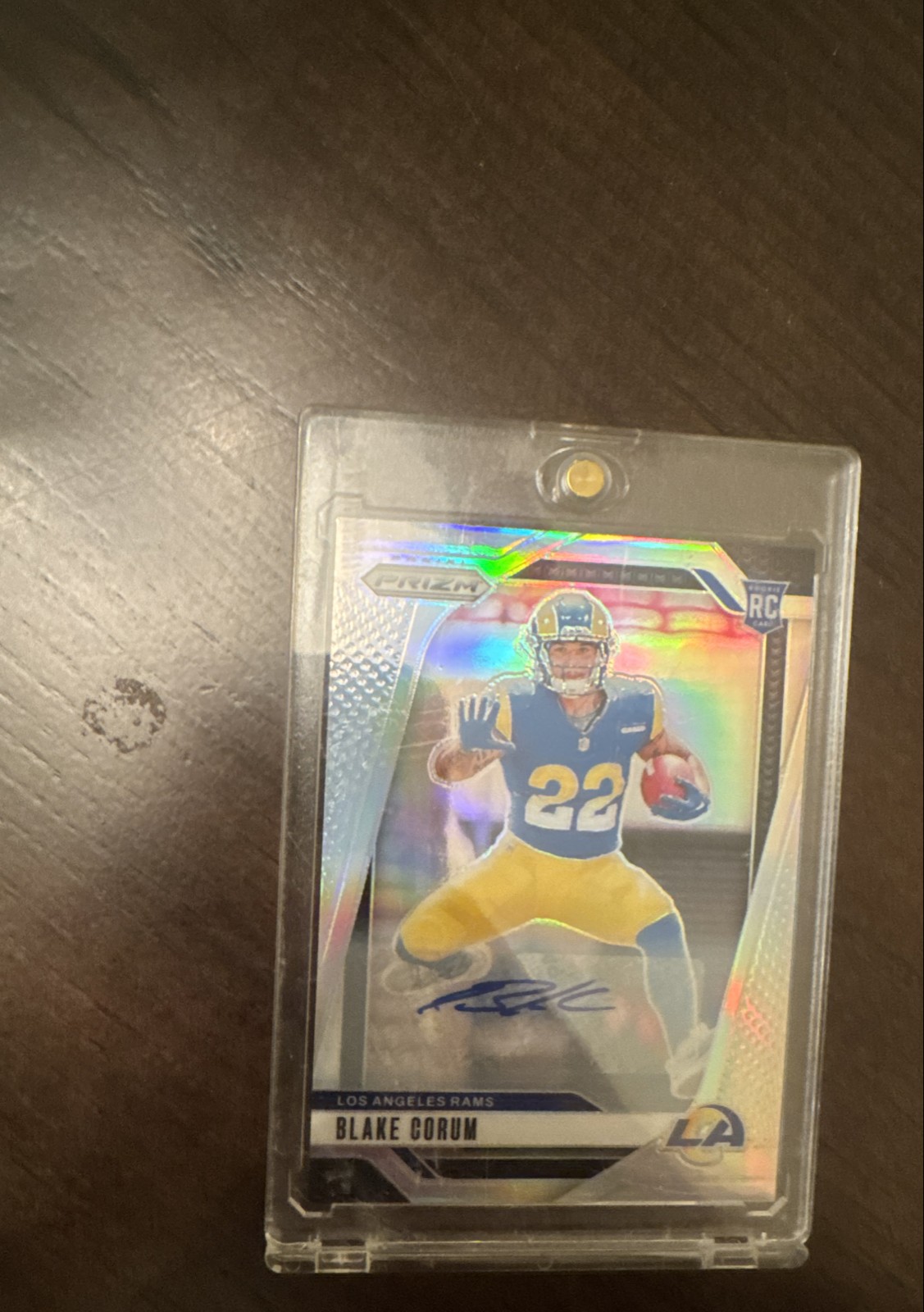2024 Panini Prizm - Rookies Blake Corum #308 Silver Prizm Autographs (AU, RC)