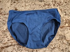 True Vintage Victoria s Secret Fabulous Hiphugger Underwear Size Medium NWT Blue