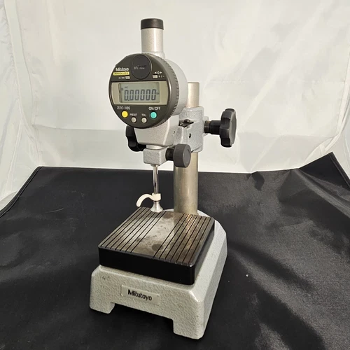 Mitutoyo digital dial indicator # ID-C125EB with stand & printer connection cord