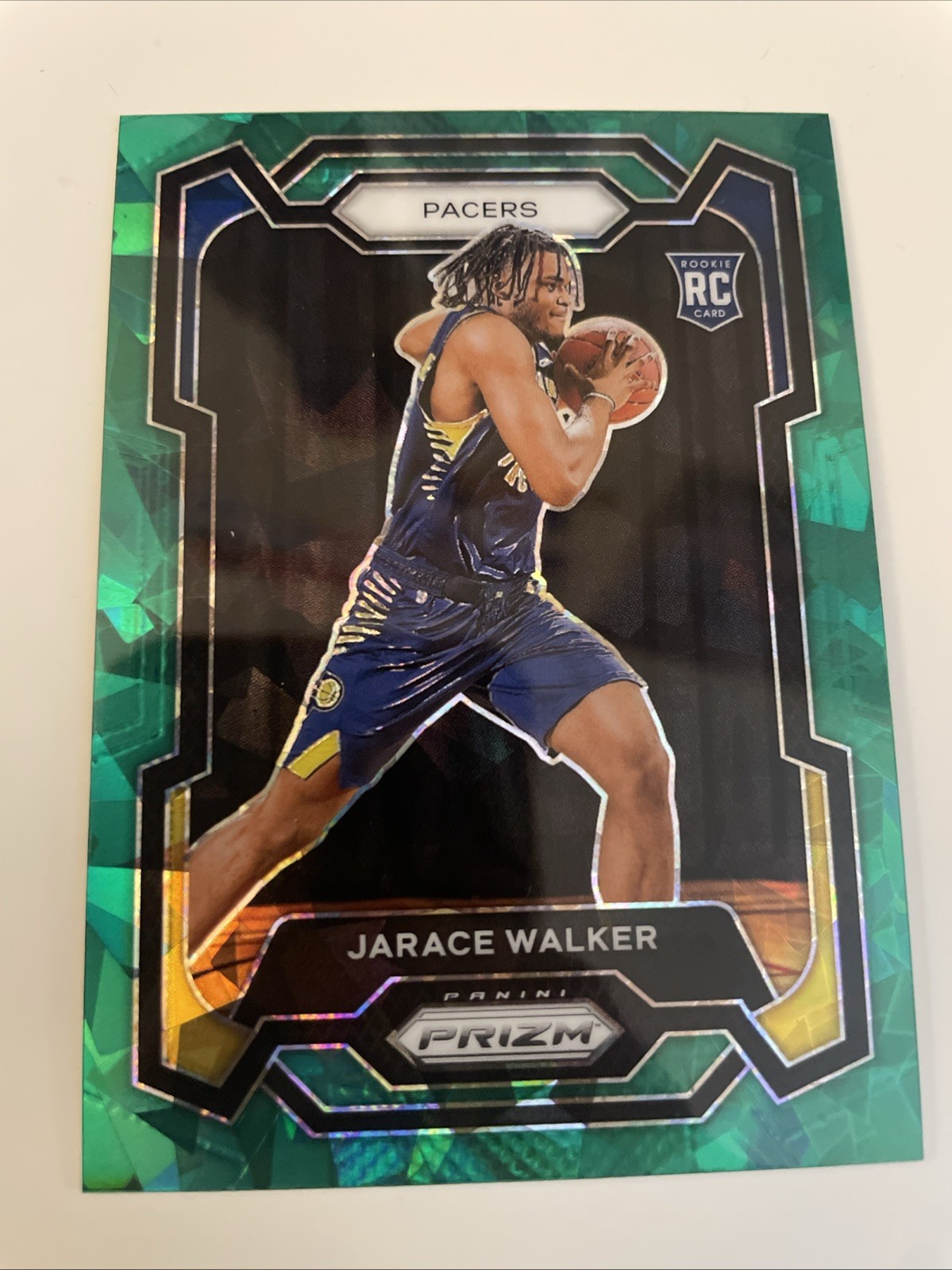 2023 Panini Prizm Green Ice Prizm Jarace Walker #168 Rookie RC