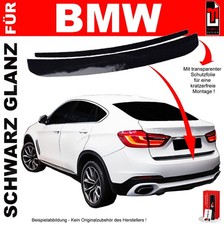 Lackschutzfolie Ladekantenschutz für BMW X6 F16 2014-2019 Schwarz Glanz