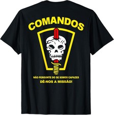 Brazil Army Comando Special Forces T-shirt TEE Made in the USA Size S to XL