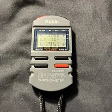 robic Sc-800 Sport Chronometer Stopwatch Working