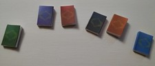 Set of 6 Mini Books Handmade miniature Books 1:12 Scale
