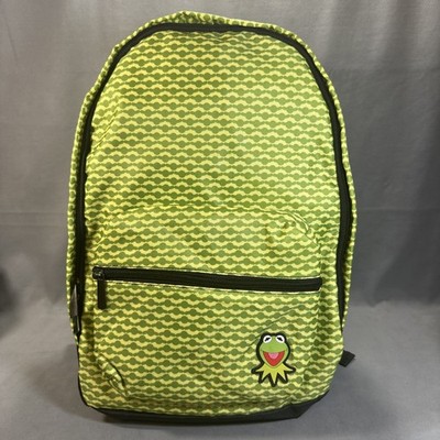 Disneyland Disney Parks Muppets Kermit The Frog EYES Computer Backpack NEW, Tags