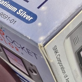 Neo Geo Pocket Color Platinum Silver CIB Sonic the Hedgehog Bundle SNK Console