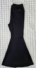 SMALL Black Flare Legging Pants 26" Inseam High Rise Stretch Bell Bottom 2 Pair
