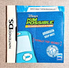 Disney's Kim Possible Kimmunicator Instruction Manual Only - Nintendo DS
