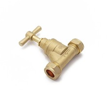 Brass Stopcock - 15mm | Main Water Shut-off Valve