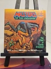 VINTAGE Masters of The Universe The Thief Of Castle Grayskull Viynl and Book