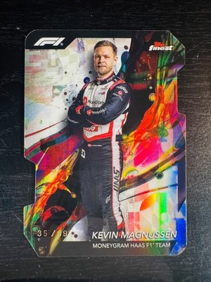2024 Kevin Magnussen Die-Cut Refractor 35/99 Topps Finest #16 F1 Formula 1