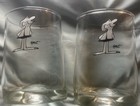 Vintage 1970’s Johnny Hart B.C. Comics Highball Glasses- Set of 2 — photo 1