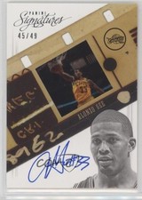 2012-13 Panini Signatures Signatures Film 45/49 Alonzo Gee #28 Auto 0b2