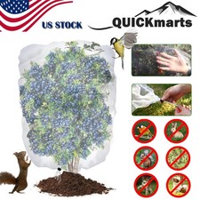 Cubierta de red para plantas de jardín antiplagas insectos aves barrera bolsa de malla protección