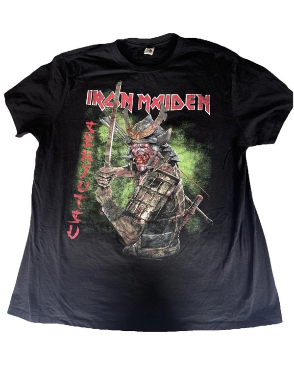 Official Iron Maiden Legacy of the Beast World Tour 2022 Senjutsu Shirt in XL